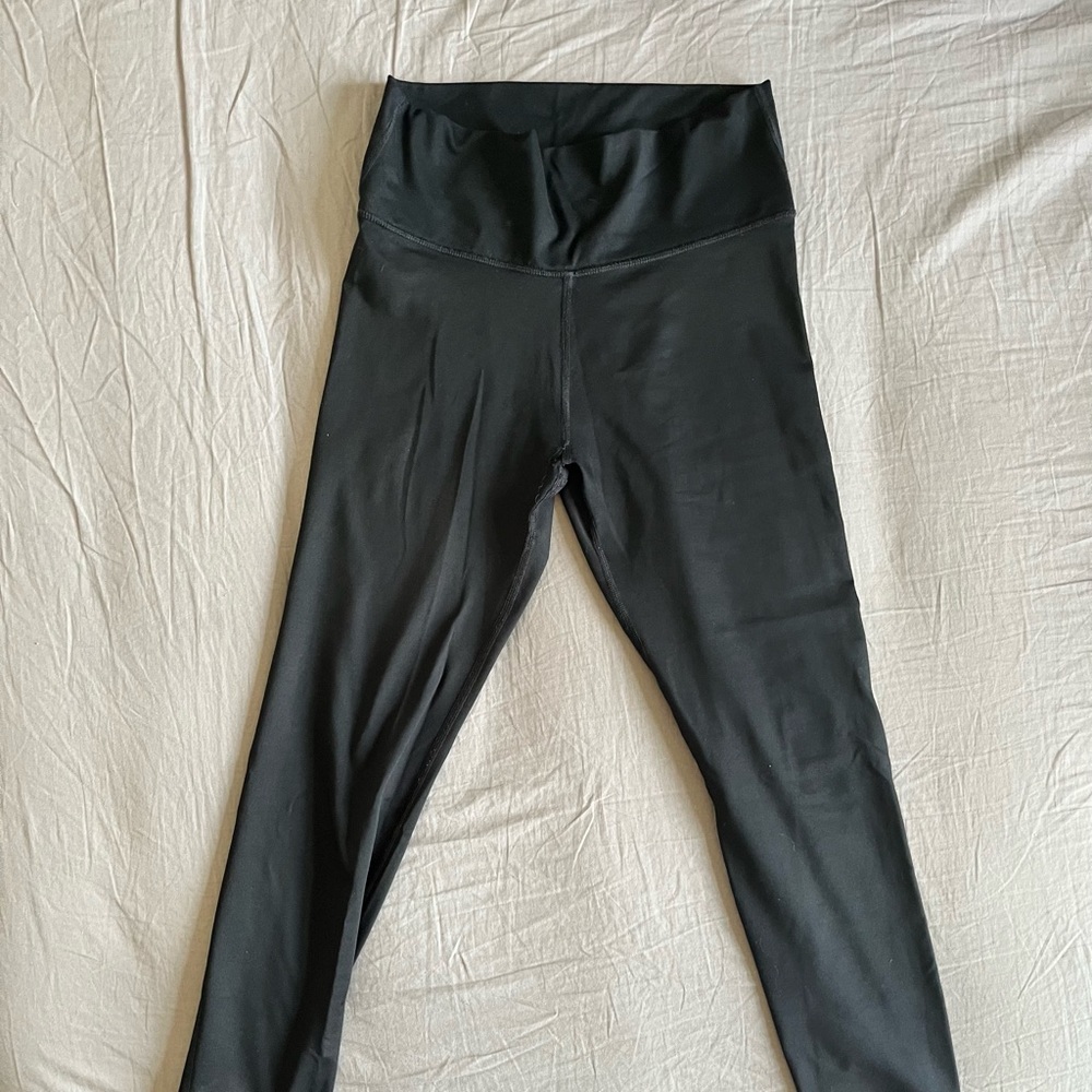 Black high rise leggings